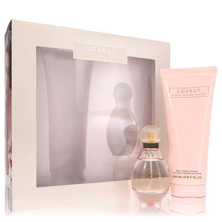 Lovely by Sarah Jessica Parker Gift Set - 1.7 oz Eau De Parfum Spray + 6.7 oz Body Lotion