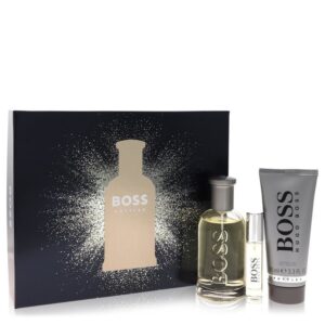 Boss No. 6 by Hugo Boss Gift Set - 3.3 oz Eau De Toilette Spray + 0.3 oz Mini EDT Spray + 3.4 oz Shower Gel  for Men