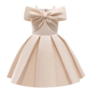 Baby Girl Solid Color Sling Princess Fashion Dress Children's Formal Dress