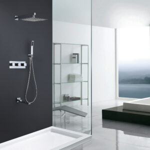 TrustMade 3 Function Temperature Control Complete Shower System with Rough-in Valve