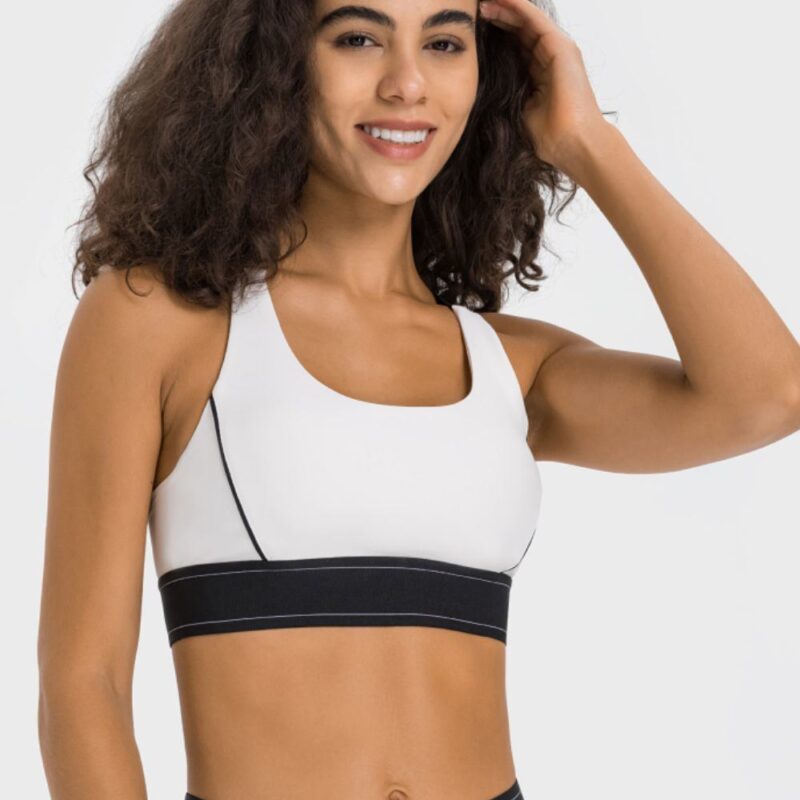 Contrast Sports Bra