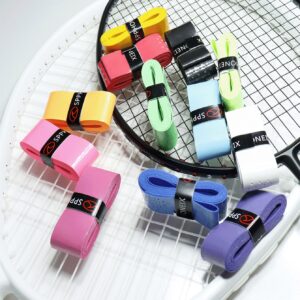 Tennis Racket Grip Tape (6 Grips) Sweat-Absorbing Handle Grip for Tennis